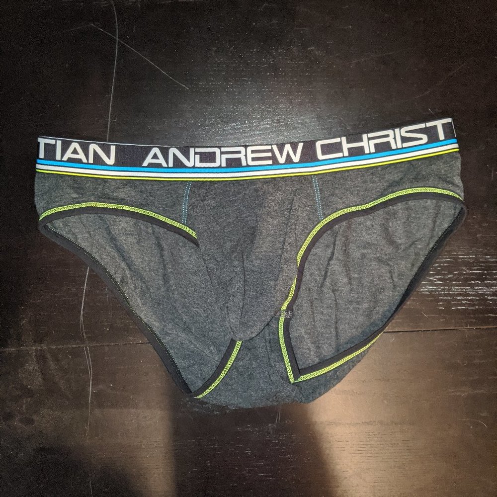 Andrew Christian Brief - Gray - Large